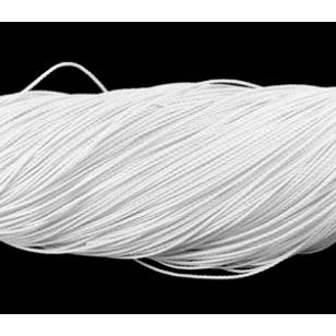Polyester Koord 1mm Wit